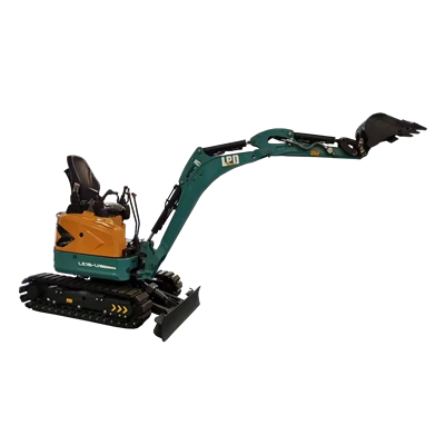 Miniexcavadora de orugas para interiores